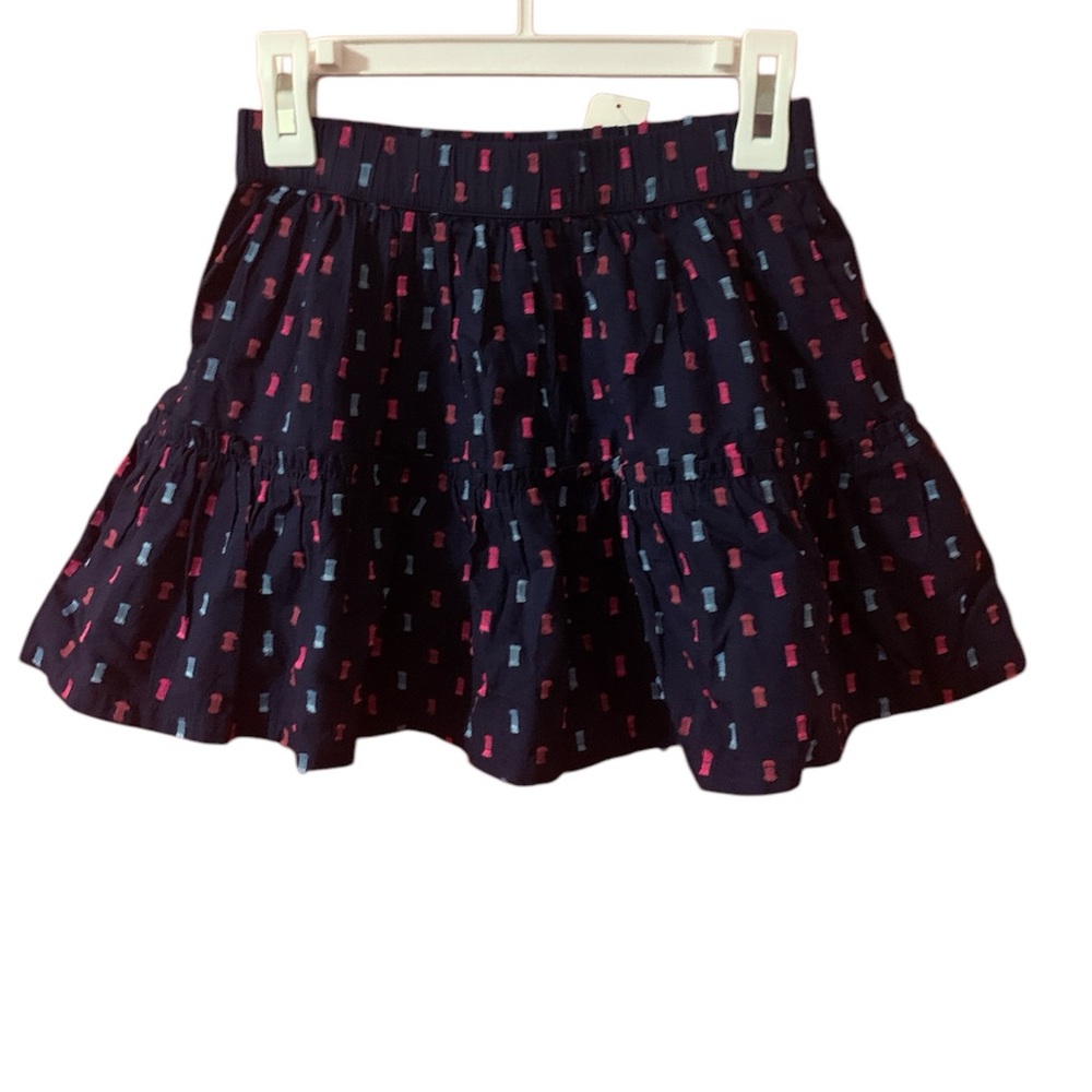 GAP Bubble Mini Skirt Pink and Blue Tiered Girls 6-7